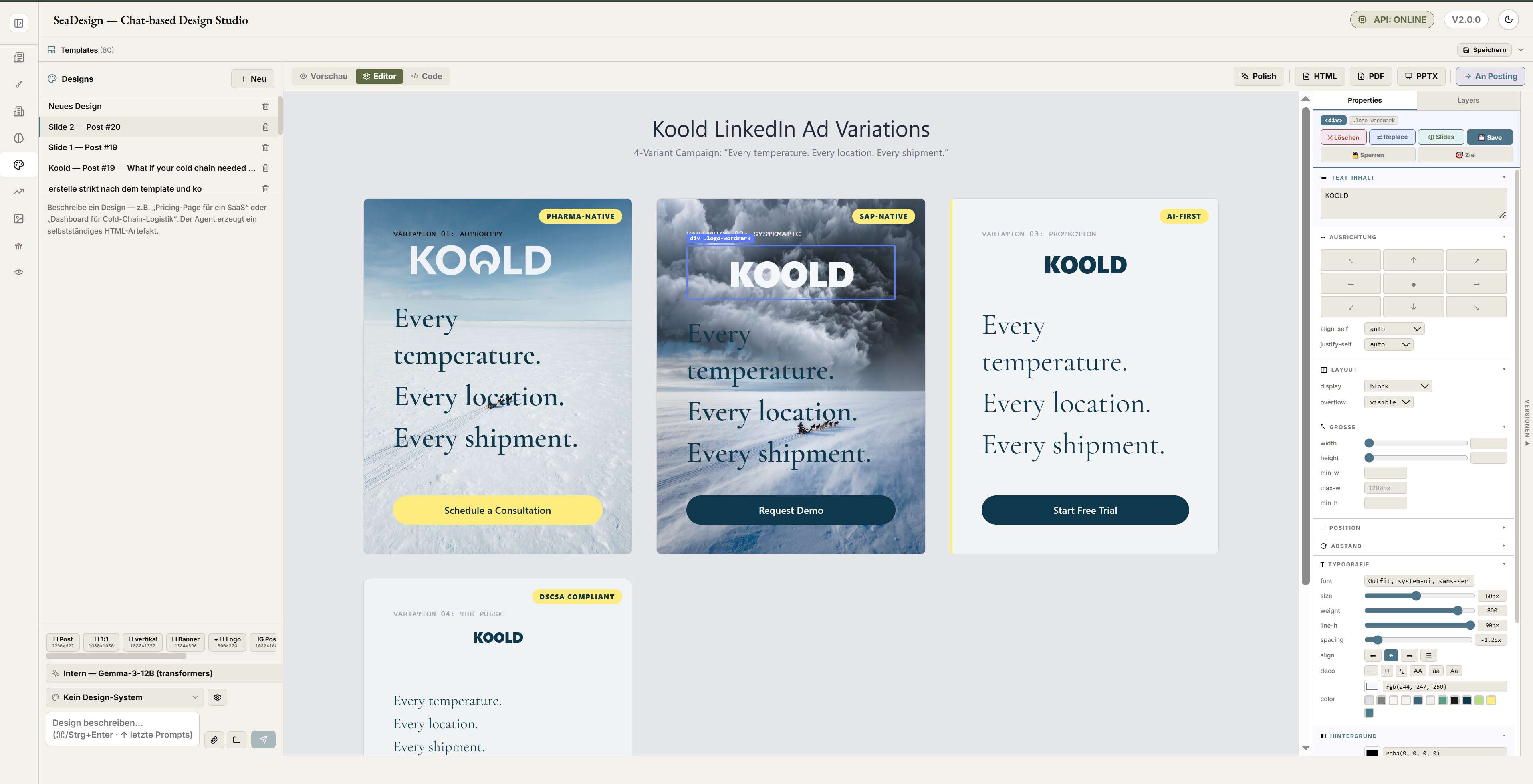 SeaDesign Iteration