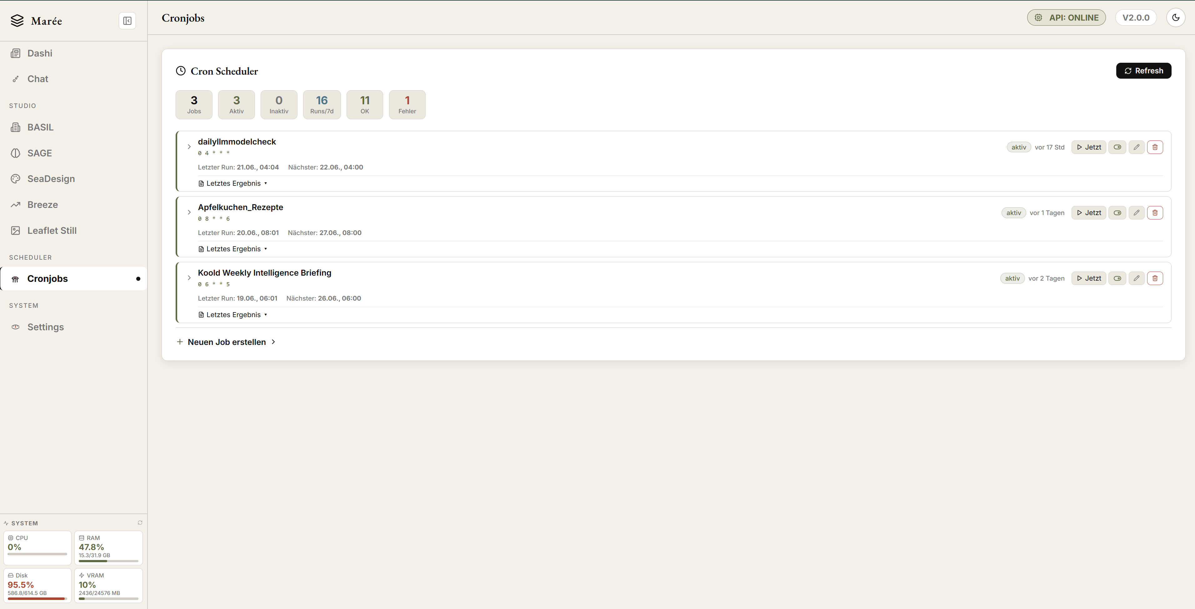 Cron Publisher Interface